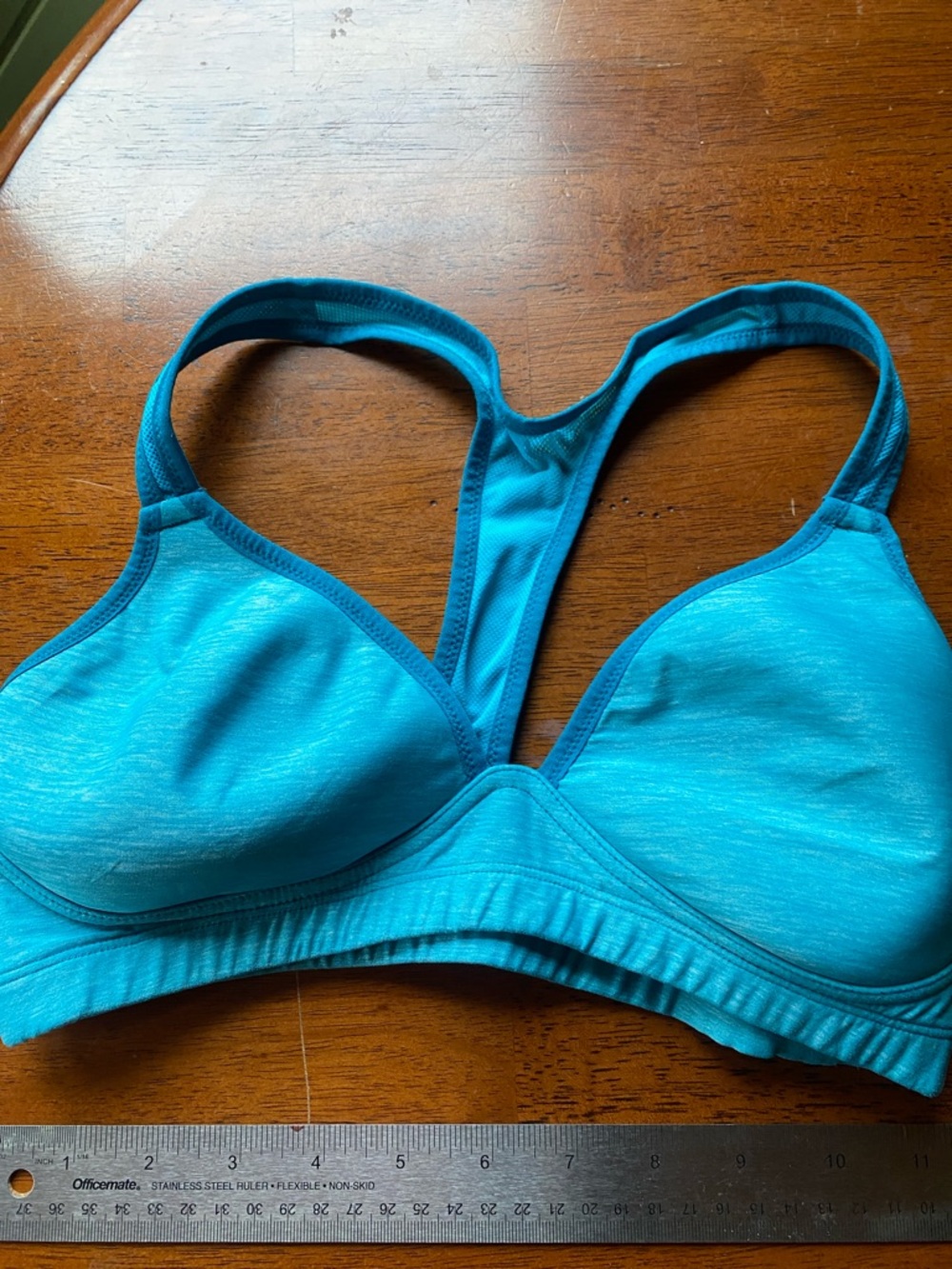 Adore Me Turquoise Sports Bra - Racerback Support